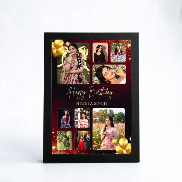 Black_Birthday_Balloon_Sparkle_Collage_Tabletop_Photo_Frame