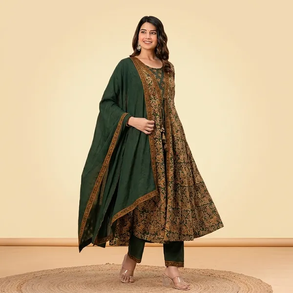 Multicolor_Cotton_Anarkali_Kurti_For_Women
