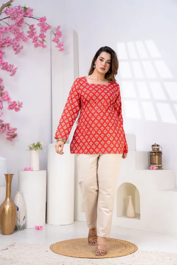 Premium_Cotton_Embroidered_Kurti_And_Pant_Set