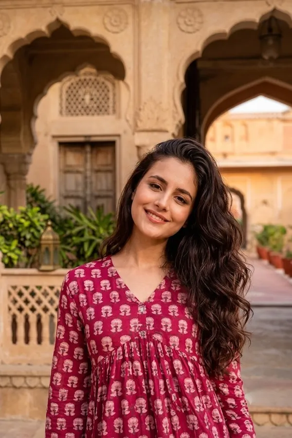 Red_Cotton_Top_For_Women