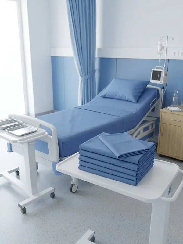 hospital-bedsheet-plain-light-blue