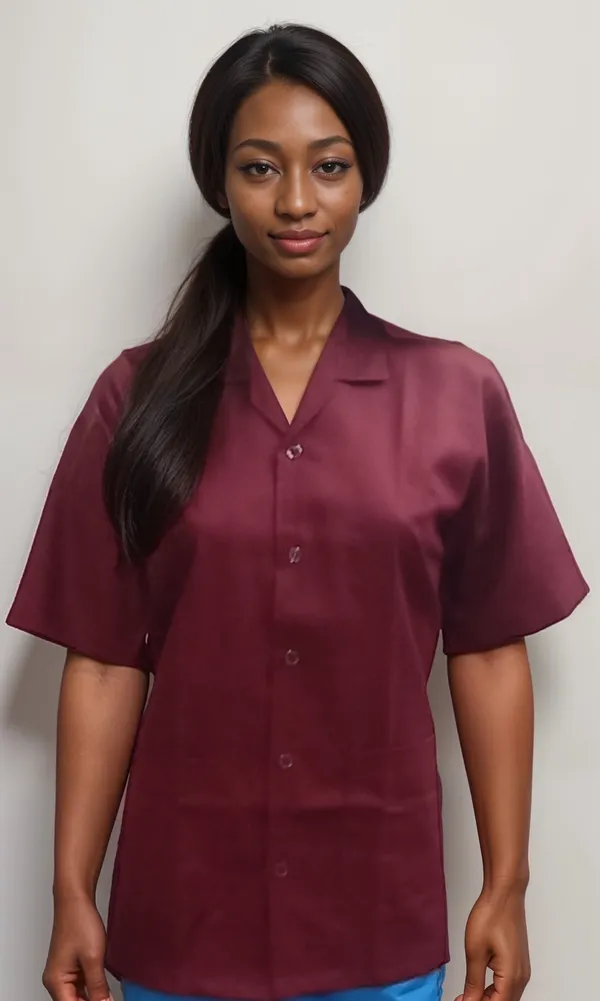apron-half-sleeves-maroon