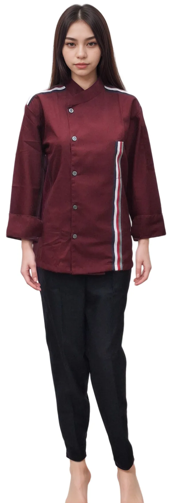 maroon-chef-coat
