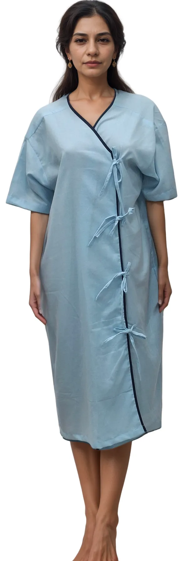 hickory-premium-unisex-patient-gown-light-blue-with-navy-blue-piping