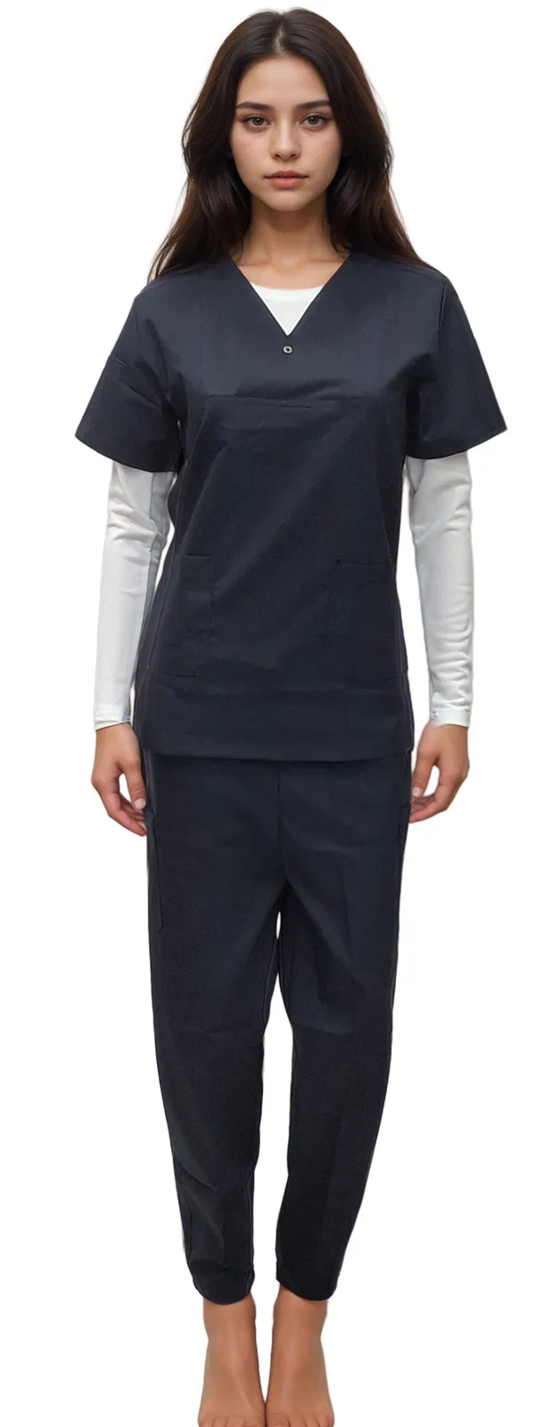 hickory-dark-navy-stretchable-scrub-comfortable-medical-uniform