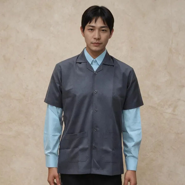 apron-half-sleeves-grey-hickory