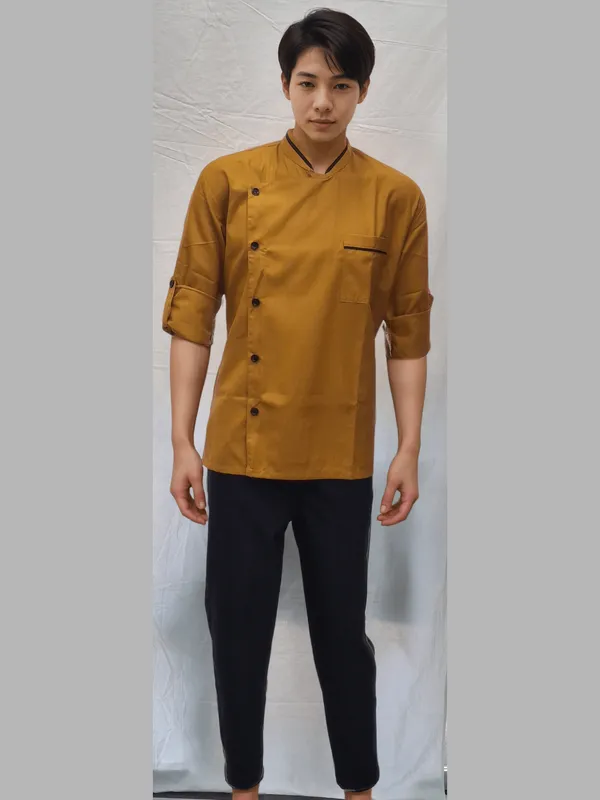 chef-coat-mustard