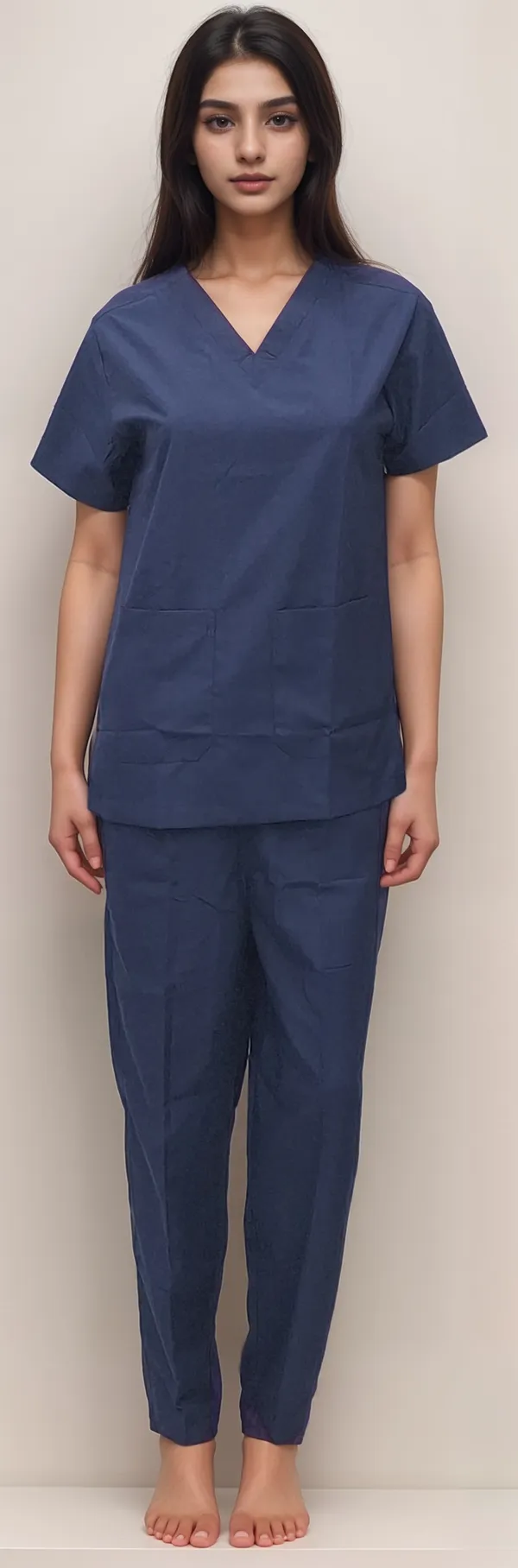 scrub-dress-navy-blue