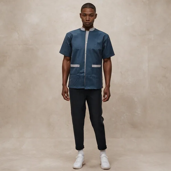 helping-staff-shirt-air-force-blue-with-grey-detailing-hickory