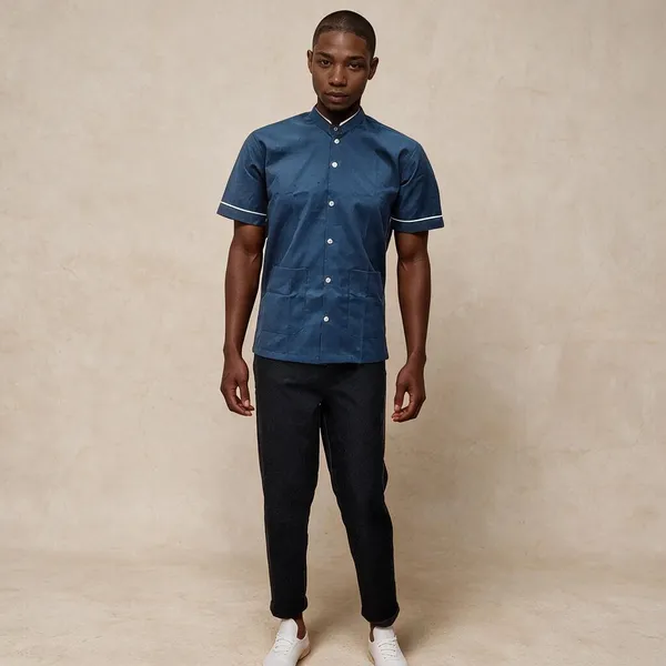 helping-staff-shirt-air-force-blue-with-white-piping-hickory