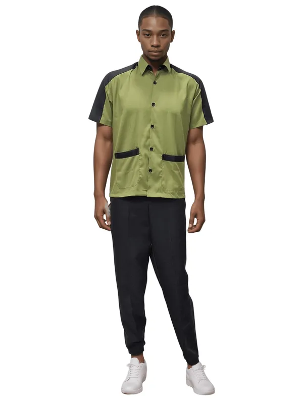 helping-staff-shirt-moss-green-comfortable-and-stylish-support-apparel
