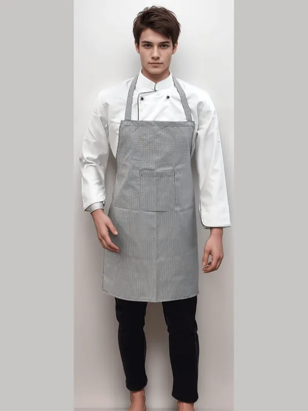 kitchen-apron-black-white-checks