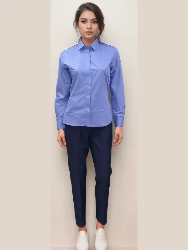 ladies-formal-shirt-blue