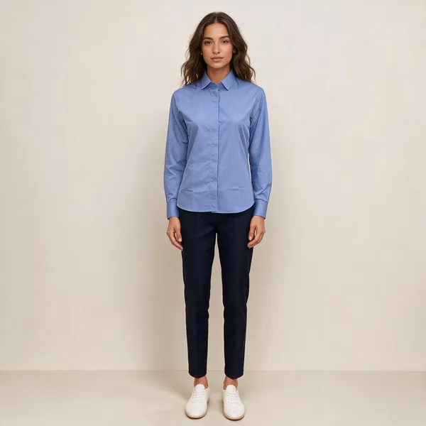 ladies-formal-shirt-blue
