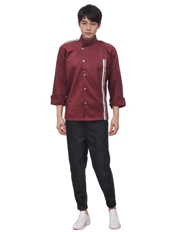 maroon-chef-coat