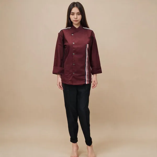 maroon-chef-coat