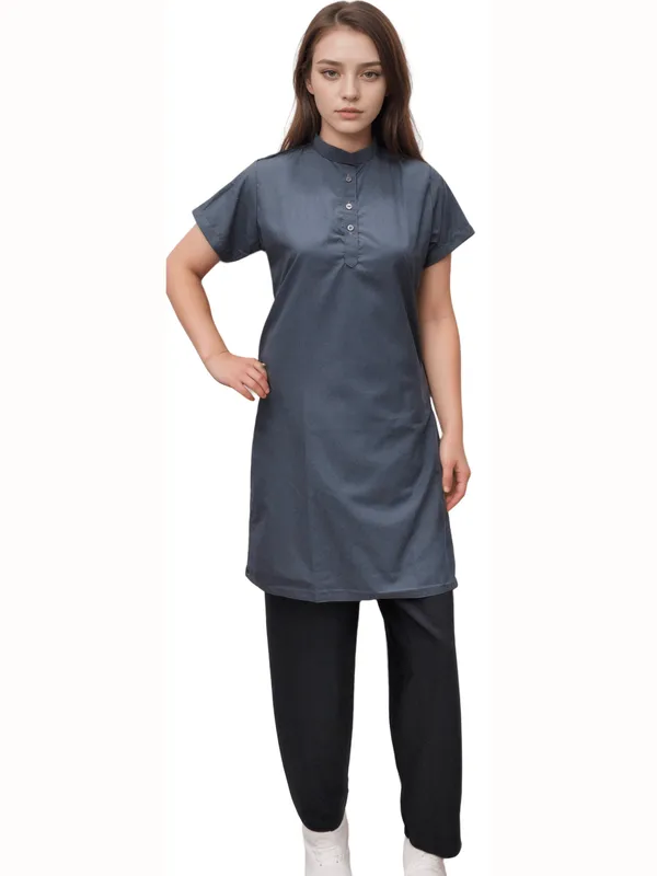 punjabi-dress-grey-top-black-salwar