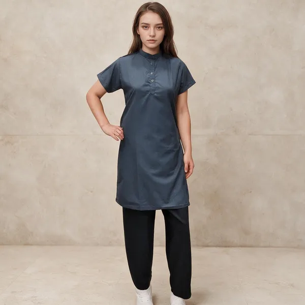punjabi-dress-grey-top-black-salwar