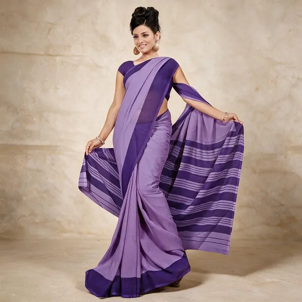 saree-lavender-with-purple-border