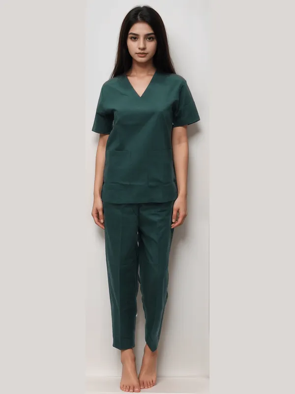 scrub-dress-bottle-green