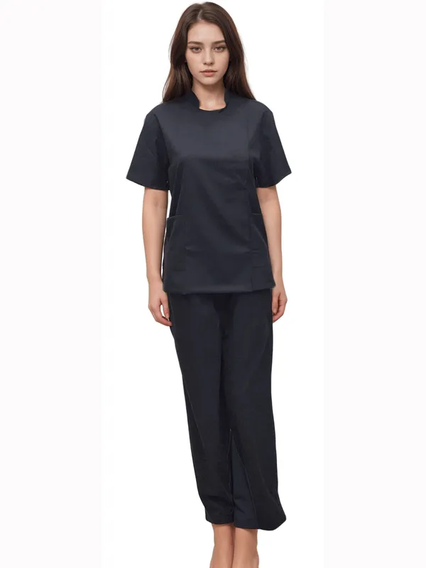 stretchable-black-salon-spa-uniform-hickory