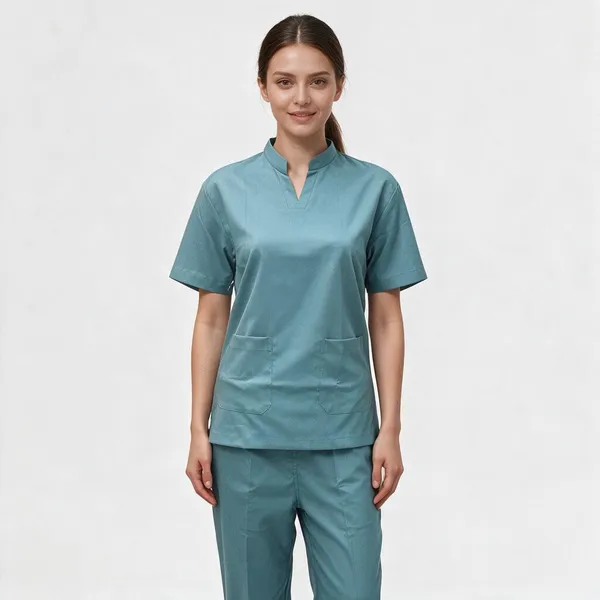 stretchable-stand-collar-eucalyptus-doctor-wear-hickory