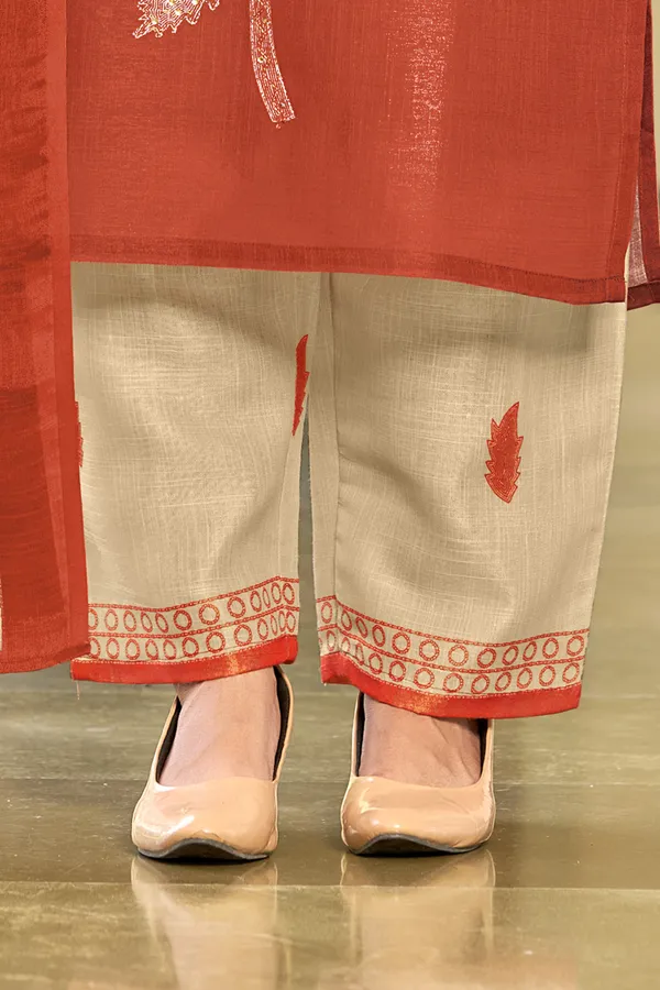 Red_Lilan_Simar_Embroidered_Kurta_Set_For_Women