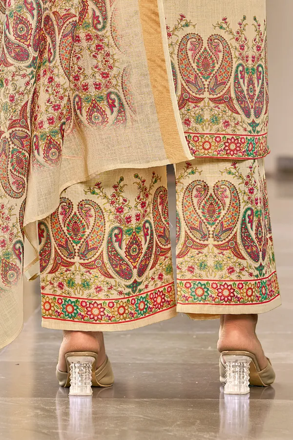Cream_Lilan_Simar_Straight_Print_Kurta_Set_For_Women