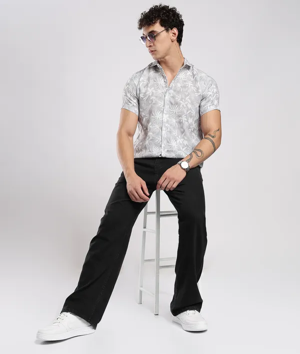 Grey_Pure_Linen_Regular_Fit_Shirt_For_Men