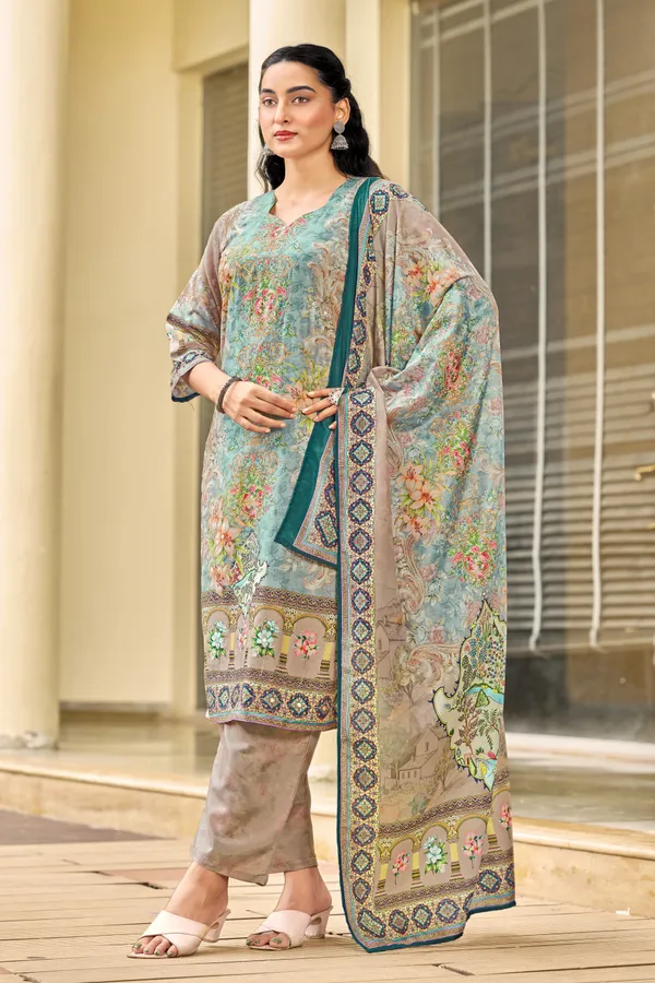Multicolor_Muslin_Printed_Kurta_Set_For_Women