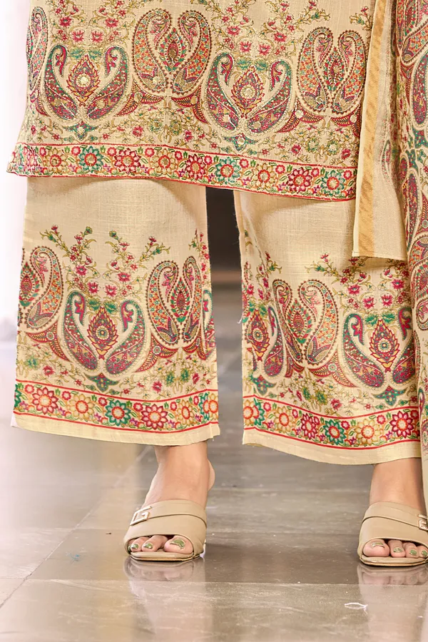 Cream_Lilan_Simar_Straight_Print_Kurta_Set_For_Women