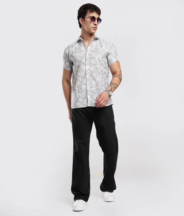 Grey_Pure_Linen_Regular_Fit_Shirt_For_Men