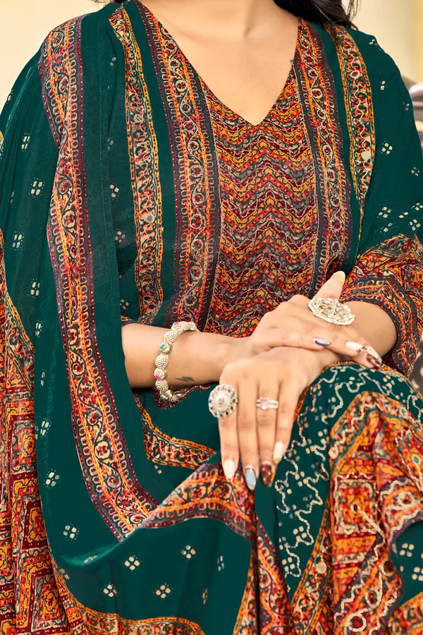 Multicolor_Muslin_Printed_Kurta_Set_For_Women