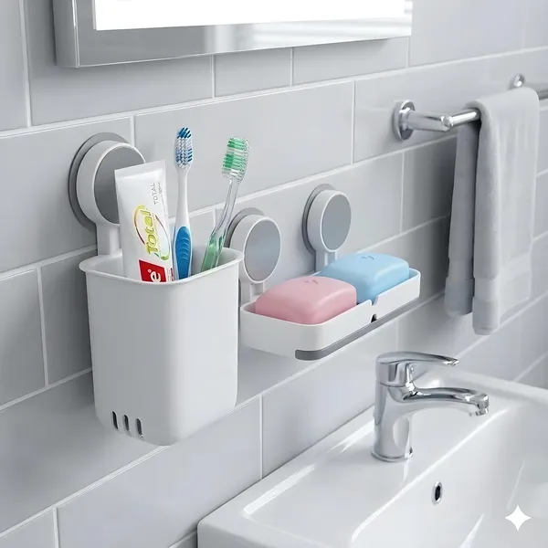 Plastic_Minimalist_Wall_Mounted_Bathroom_Organizer_Set_Pack_Of_2