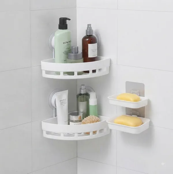 Plastic_Wall-Mounted_Corner_Bathroom_Storage_Rack_Set_Pack_Of_4