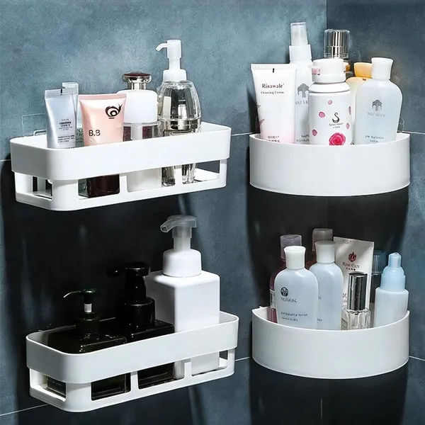 Plastic_Wall_Mounted_Bathroom_Storage_Rack_Pack_Of_4