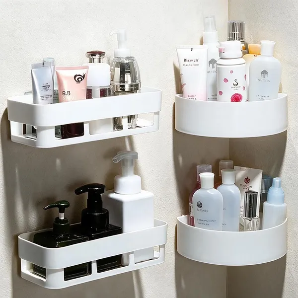 Plastic_Wall_Mounted_Bathroom_Storage_Rack_Pack_Of_4