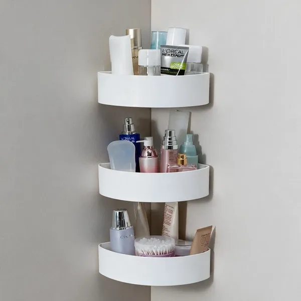 White_Plastic_3-Tier_Corner_Bathroom_Organizer_Pack_Of_3