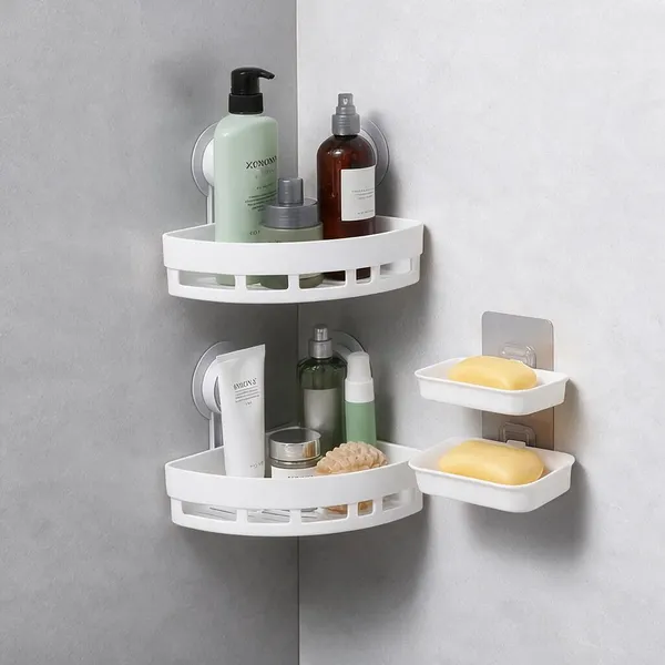 Plastic_Wall-Mounted_Corner_Bathroom_Storage_Rack_Set_Pack_Of_4
