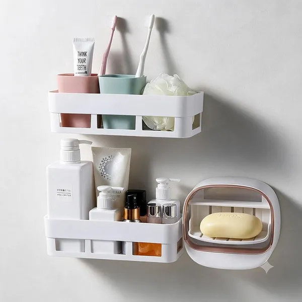 Plastic_Wall-Mounted_Bathroom_Storage_Organizer_Set_Pack_Of_3