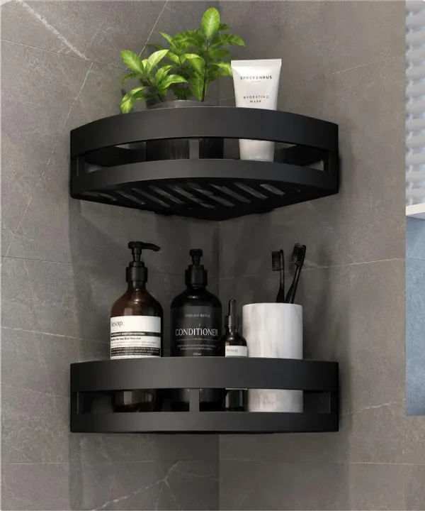 Metal_Modern_Plain_Corner_Bathroom_Shelf_Pack_Of_2