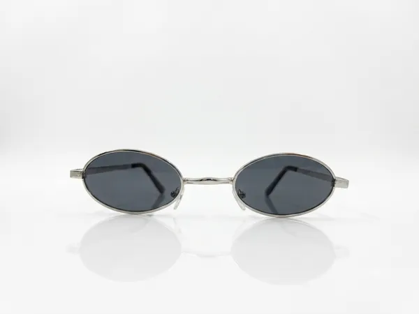 Silver_Oval_Dark_Lens_Sunglasses