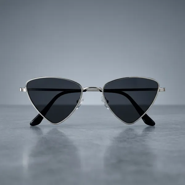 Silver_Metal_Geometric_Black_Lens_Sunglasses_For_Unisex
