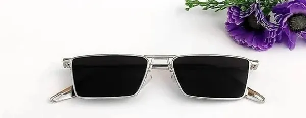 Silver_Frame_Black_Rectangular_Sunglasses