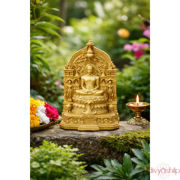 Gold_Jain_Mahavir_Swami_Resin_Finish_Temple_Idol_For_Home_Decor
