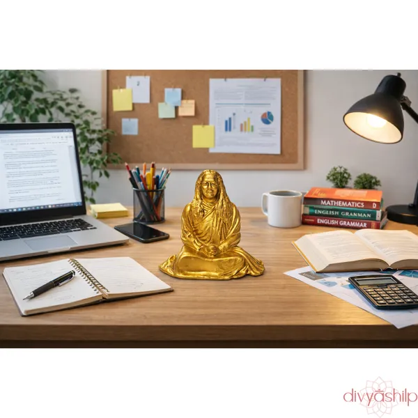 Gold_Paramahansa_Yogananda_Brass_Seated_Meditative_Idol_For_Home_Decor