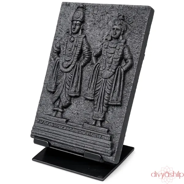 Black_Vitthal_Rukmini_Stone_Idol_For_Home_Decor