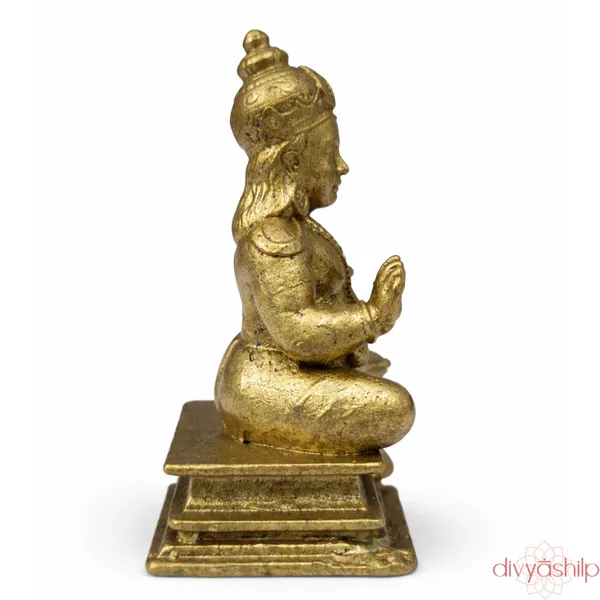 Gold_Kuber_Ji_Brass_Seated_Finish_Idol_For_Home_Decor