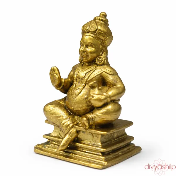 Gold_Kuber_Ji_Brass_Seated_Finish_Idol_For_Home_Decor