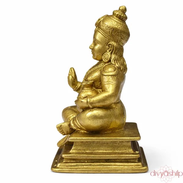 Gold_Kuber_Ji_Brass_Seated_Finish_Idol_For_Home_Decor